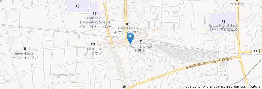 Mapa de ubicacion de 西友上石神井店お客様駐車場 en اليابان, 東京都, 練馬区.