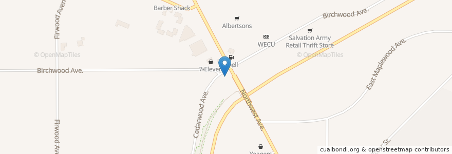 Mapa de ubicacion de Grant's Burgers en Amerika Syarikat, Washington, Whatcom County, Bellingham.