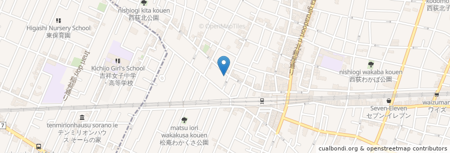 Mapa de ubicacion de 木下歯科医院 en 日本, 东京都/東京都, 杉並区.
