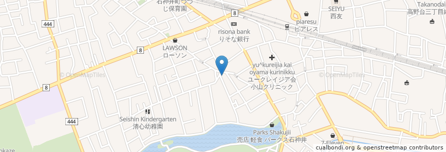 Mapa de ubicacion de 豊宏湯 en 일본, 도쿄도, 練馬区.
