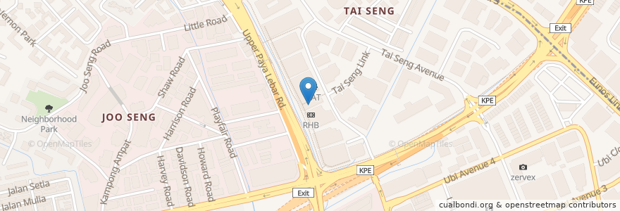 Mapa de ubicacion de Took Lae Dee en Singapur, Southeast.