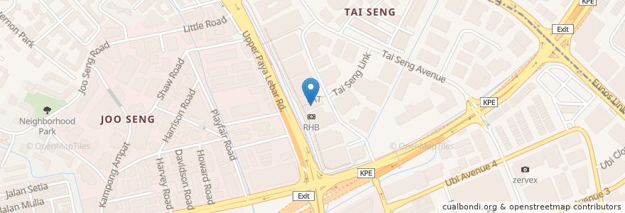 Mapa de ubicacion de Kinzan-ya en Singapour, Southeast.