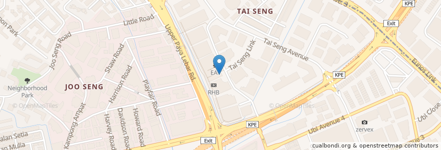 Mapa de ubicacion de Rocky Master en Singapore, Southeast.