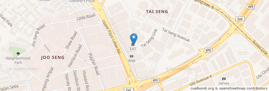 Mapa de ubicacion de Harry's en Singapur, Southeast.