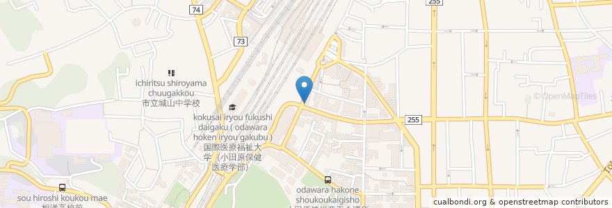 Mapa de ubicacion de ミスタードーナツ en Japão, 神奈川県, 小田原市.