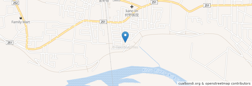Mapa de ubicacion de 若王子稲荷 en ژاپن, 京都府, 城陽市.