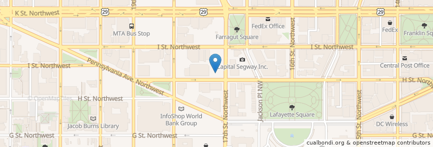 Mapa de ubicacion de Compass Coffee en Amerika Syarikat, Washington, D.C., Washington.