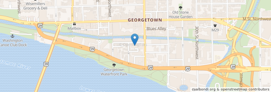 Mapa de ubicacion de Grace Street Coffee Roasters en Estados Unidos Da América, Washington, D.C., Washington.