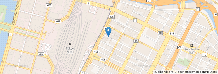 Mapa de ubicacion de 郵便ポスト en 일본, 도쿄도, 치요다, 中央区.