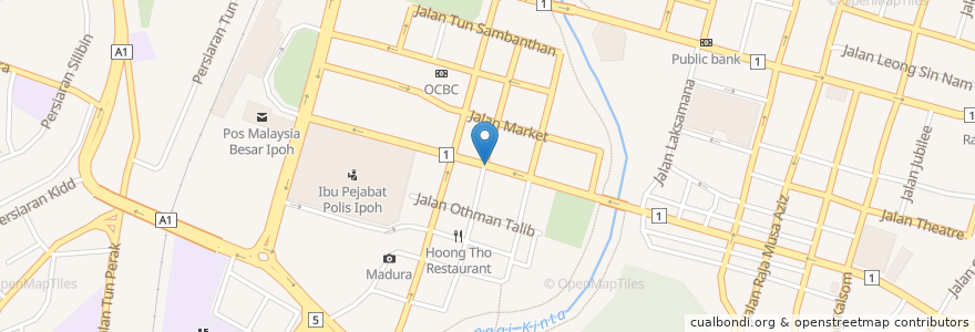 Mapa de ubicacion de Bella Zia en Malasia, Perak.