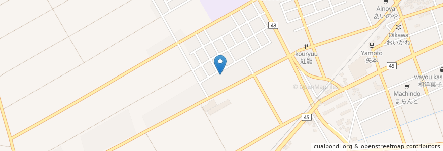 Mapa de ubicacion de 四反走地区センター en 日本, 宮城県, 東松島市.