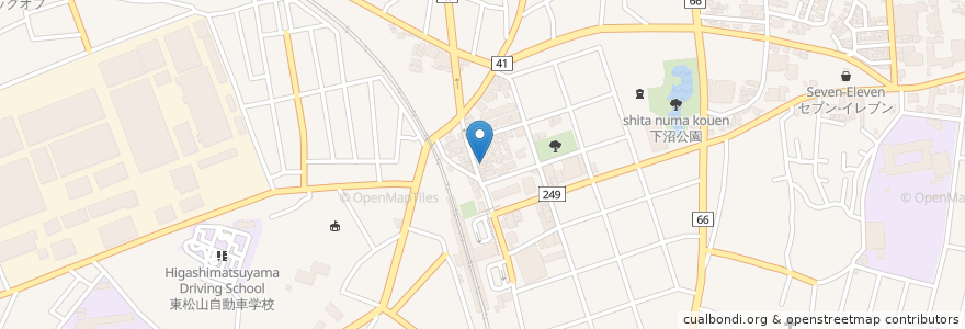 Mapa de ubicacion de 茂寿司 en ژاپن, 埼玉県, 東松山市.