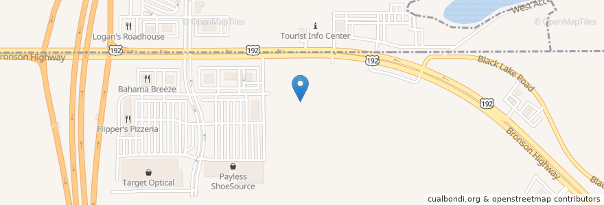 Mapa de ubicacion de Lafayette's Fish House and Musci Hall en Stati Uniti D'America, Florida, Osceola County.