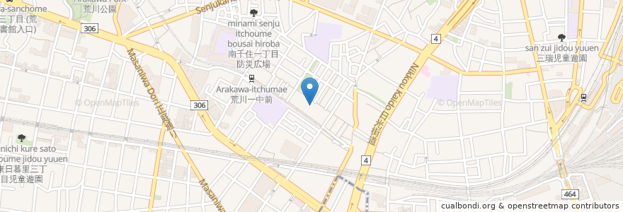 Mapa de ubicacion de 大勝湯 en Japão, Tóquio.