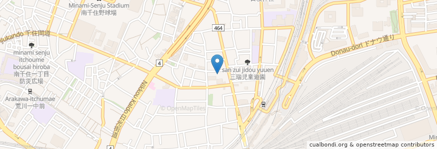 Mapa de ubicacion de 新柳湯(廃業) en 日本, 东京都/東京都.