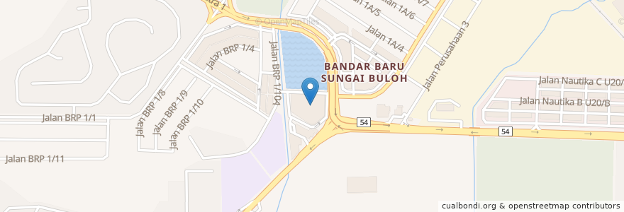 Mapa de ubicacion de Guardian en Malásia, Selangor, Shah Alam.