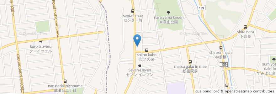 Mapa de ubicacion de あい内科クリニック en ژاپن, 神奈川県, 横浜市, 青葉区.