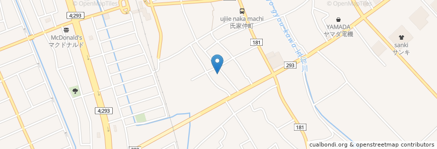 Mapa de ubicacion de 中川耳鼻咽喉科医院 en Japão, 栃木県, さくら市.