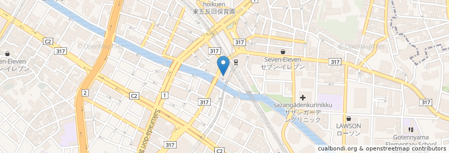 Mapa de ubicacion de ラーメン魁力屋 en Japão, Tóquio, 品川区.