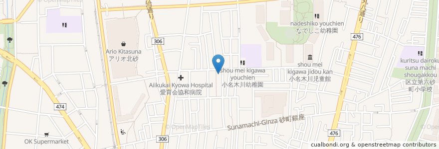 Mapa de ubicacion de 竹の湯 en Япония, Токио, Кото.
