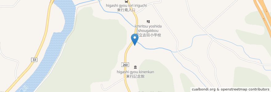 Mapa de ubicacion de 吉田温泉;晋作の湯 en Japan, Präfektur Yamaguchi, 下関市.
