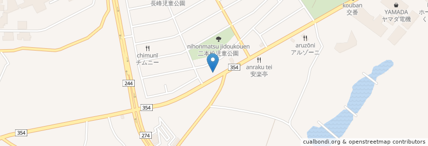 Mapa de ubicacion de Enejet en Япония, Ибараки, つくば市.
