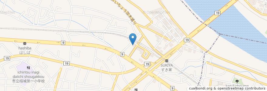 Mapa de ubicacion de 玉城湯(廃業) en 일본, 도쿄도, 稲城市.