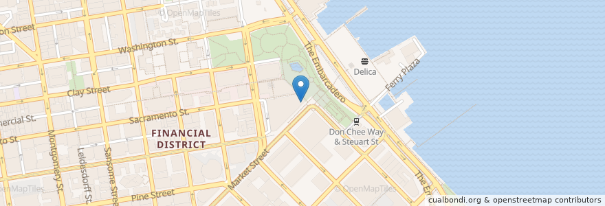 Mapa de ubicacion de Subway en Amerika Birleşik Devletleri, Kaliforniya, San Francisco, San Francisco.