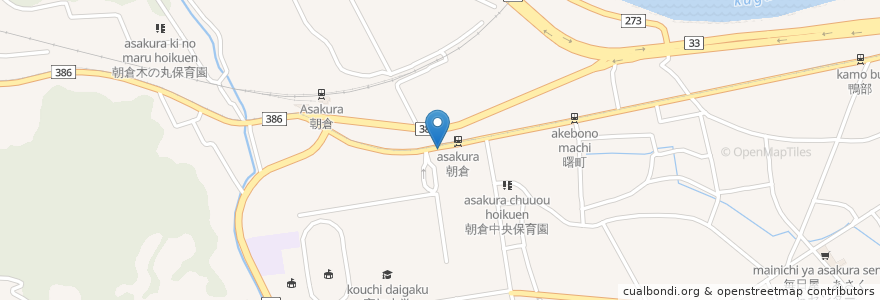 Mapa de ubicacion de ハロハロキッチン en 日本, 高知県, 高知市.