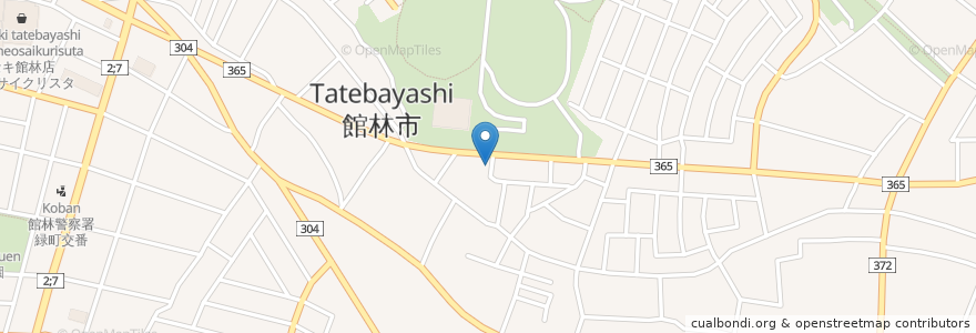 Mapa de ubicacion de JUN en Япония, Гумма, 館林市.