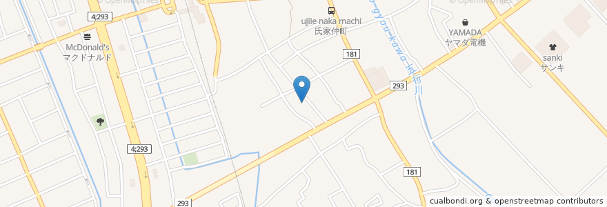 Mapa de ubicacion de とちの木薬局 en Jepun, 栃木県, さくら市.