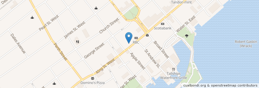 Mapa de ubicacion de CIBC en Brockville, Canada.