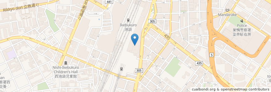 Mapa de ubicacion de Katsu Midori Sushi, Seibu Dept en Japonya, 東京都, 豊島区.
