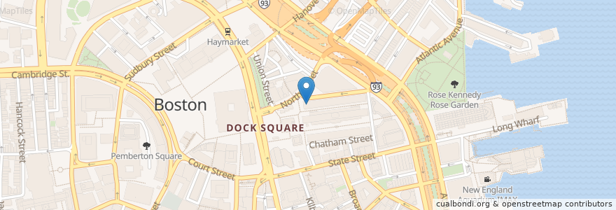 Mapa de ubicacion de McCormick & Schmick's en United States, Massachusetts, Suffolk County, Boston.