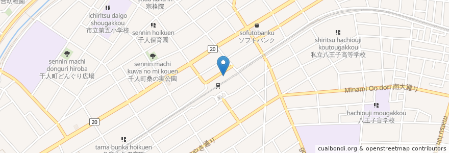 Mapa de ubicacion de 天丼てんや en Japão, Tóquio, 八王子市.