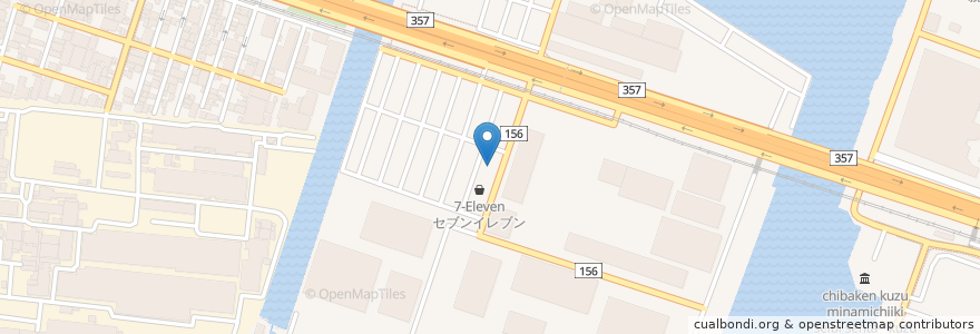 Mapa de ubicacion de 庄三郎食堂 en Japonya, 千葉県, 船橋市.