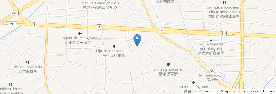 Mapa de ubicacion de 清水寺 en Jepun, 福岡県, 北九州市, 小倉北区.