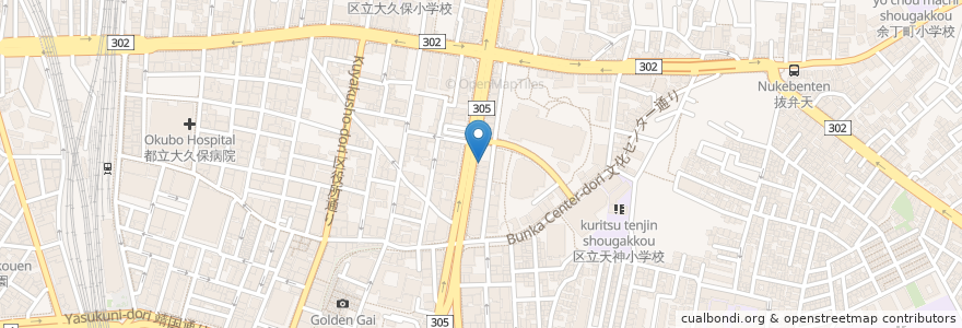 Mapa de ubicacion de 東新宿クリア薬局 en Japan, Tokyo, Shinjuku.