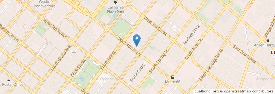 Mapa de ubicacion de Buddy's en Verenigde Staten, Californië, Los Angeles County, Los Angeles.