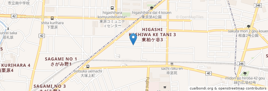 Mapa de ubicacion de Chai さがみ野店 en Japón, Prefectura De Kanagawa, 海老名市.