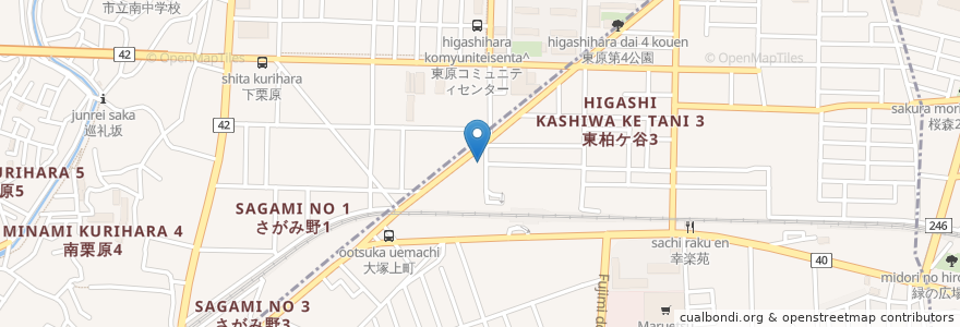 Mapa de ubicacion de マクドナルド en 日本, 神奈川県, 海老名市.