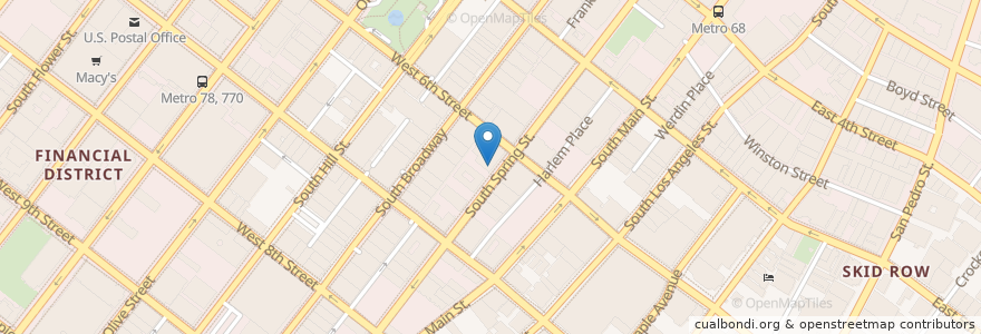 Mapa de ubicacion de Silverlake Ramen en ایالات متحده آمریکا, کالیفرنیا, Los Angeles County, لوس آنجلس.