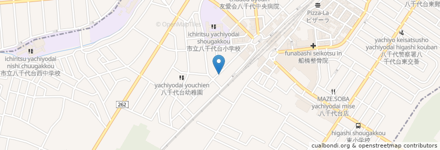 Mapa de ubicacion de ドルフィン en اليابان, 千葉県, 八千代市, 花見川区.