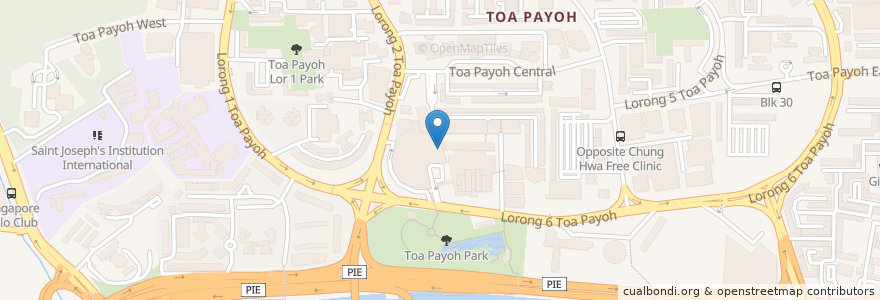 Mapa de ubicacion de Soon Heng Rojak en Singapour, Central.