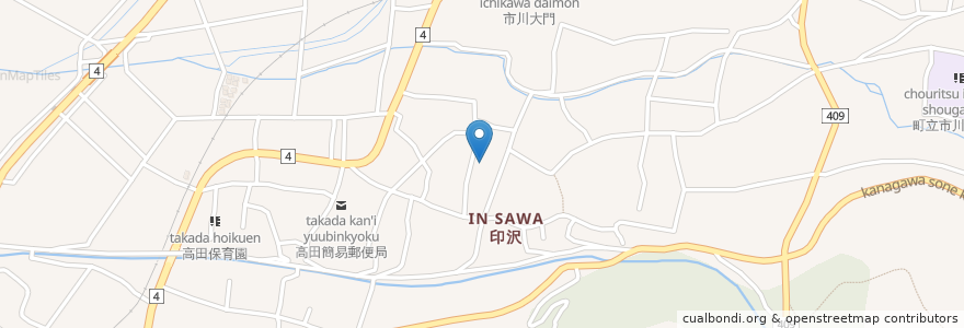 Mapa de ubicacion de 市川三郷町高田地区公民館 en ژاپن, 山梨県, 西八代郡, 市川三郷町.