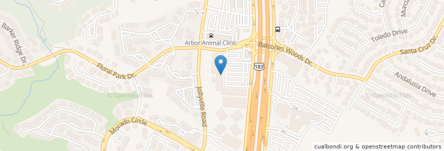 Mapa de ubicacion de Brazilian Fight Factory en Estados Unidos Da América, Texas, Travis County, Austin.