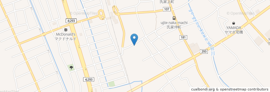 Mapa de ubicacion de 高瀬小児科医院 en Japan, 栃木県, さくら市.