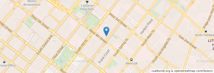 Mapa de ubicacion de Bar Clacson en Verenigde Staten, Californië, Los Angeles County, Los Angeles.