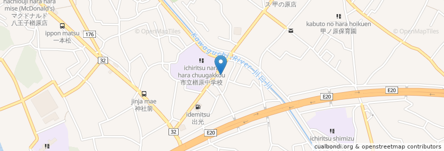 Mapa de ubicacion de コメダ珈琲店 en ژاپن, 東京都, 八王子市.