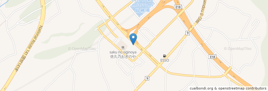 Mapa de ubicacion de いきなり！ステーキ en 日本, 長野県, 佐久市.